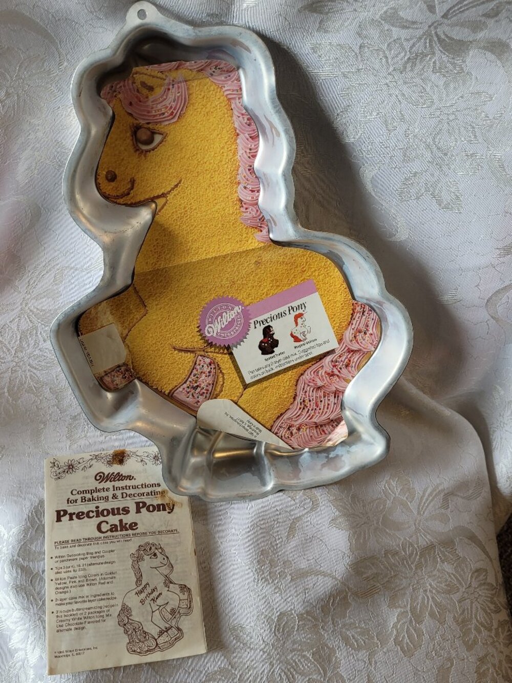 Vintage Wilton Precious Pony My little pony 1986 cake pan Horse retro Birthday